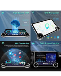 Diamond 2k dual knob android car screen wireless applecarplay android auto reverse camera