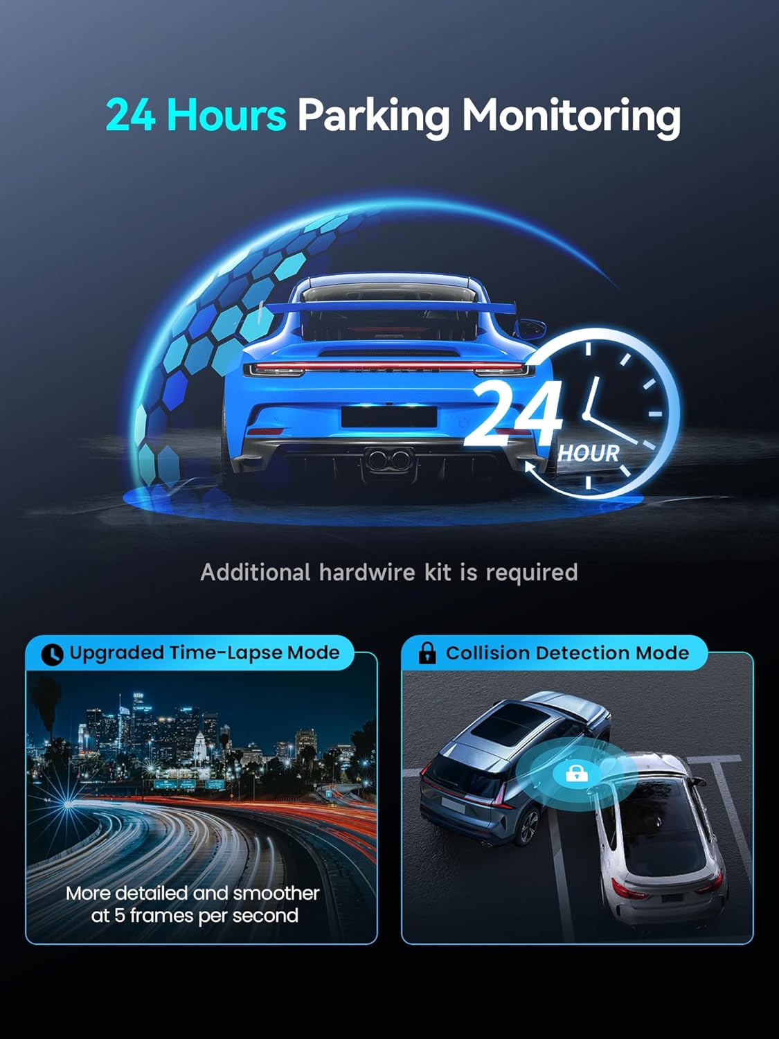 DDPAI 4K Dash Cam Front and Rear, 4K+1080P Dash Cam, Dual STARVIS 2 Sensors,5G WiFi GPS, Dashcam with Free 32GB eMMC,Night Vision,3" IPS,HDR,ADAS,24 Hours Parking Mode,Loop Recording G-Sensor, Z60 Pro