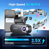 DDPAI Dash Cam Car 4K Front and Back, 2160P+1080P Dashcam Car Camera Built-in 32G eMMC HDR ADAS 5G WiFi6 GPS G-Sensor AI ISP Night Vision 24 Hours Parking Monitor Support