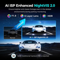 DDPAI Dash Cam Car 4K Front and Back, 2160P+1080P Dashcam Car Camera Built-in 32G eMMC HDR ADAS 5G WiFi6 GPS G-Sensor AI ISP Night Vision 24 Hours Parking Monitor Support